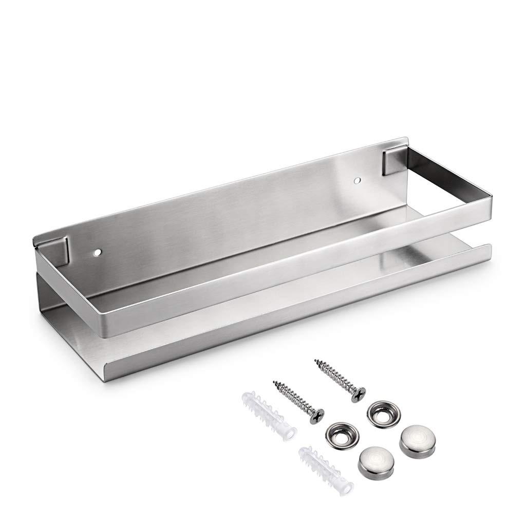 OwnMy Bathroom Shower Shelf Stainless Steel Bath 30CM / 12 Inch, Silver Tone