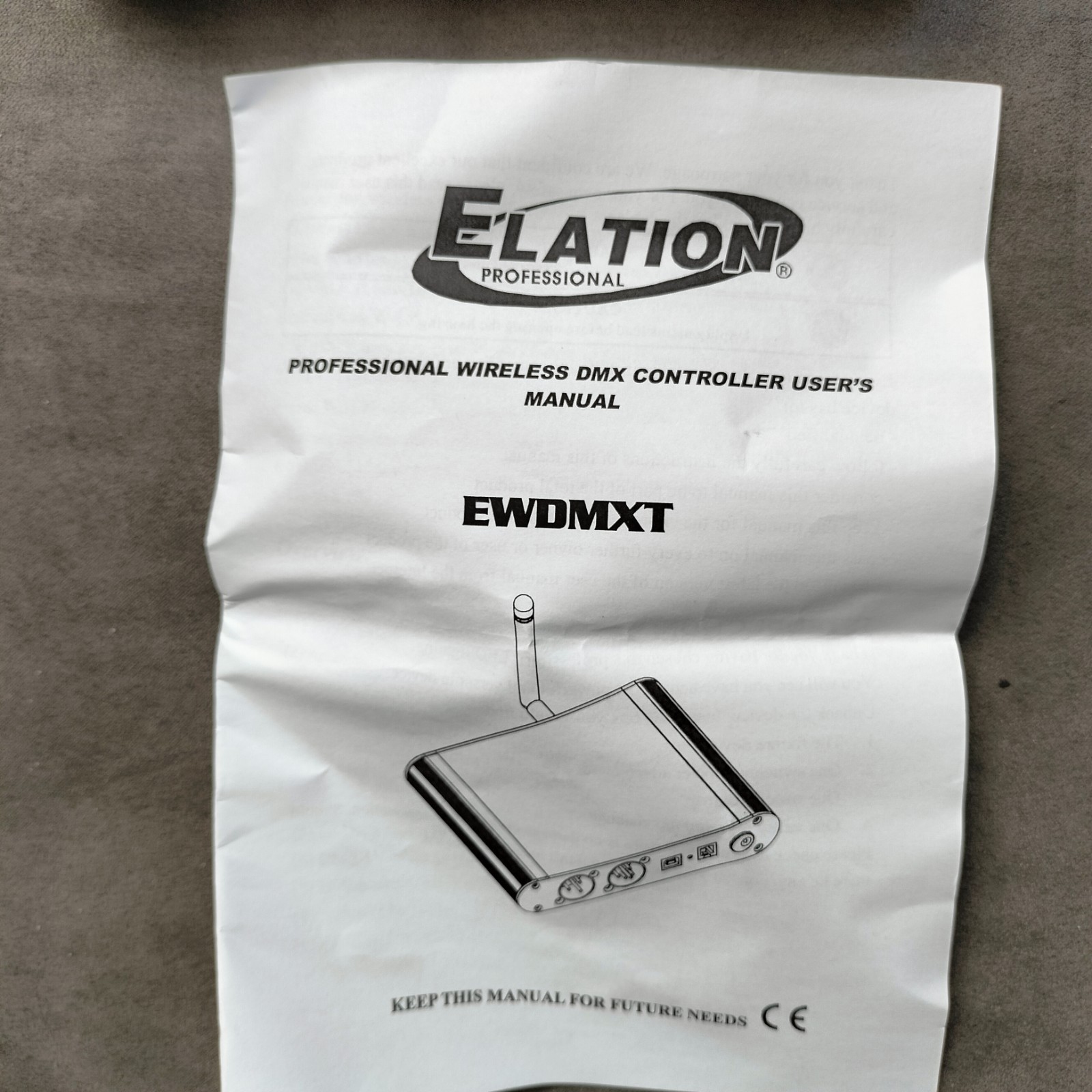 New open box Elation Professional EWDMXT 2.45 GHz DMX Receiver *Rare