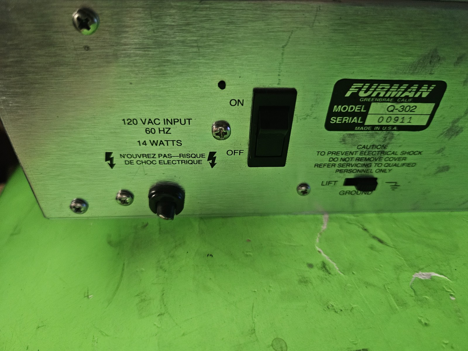 Furman Q302 - Graphic EQ 30 band