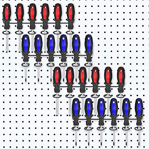 4 Pack Pegboard Screwdriver Holders Pegboard Utility Tool Pliers Hooks