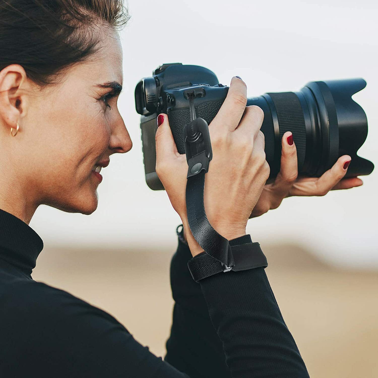 SmallRig Camera Wrist Strap with 2 Quick Release Clips for DSLR/SLR Camera