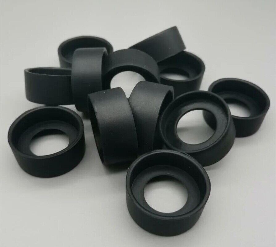 2PCS Rubber Eyepiece Foldable Eye Cups for Microscope Binoculars 27-29mm/32-34mm