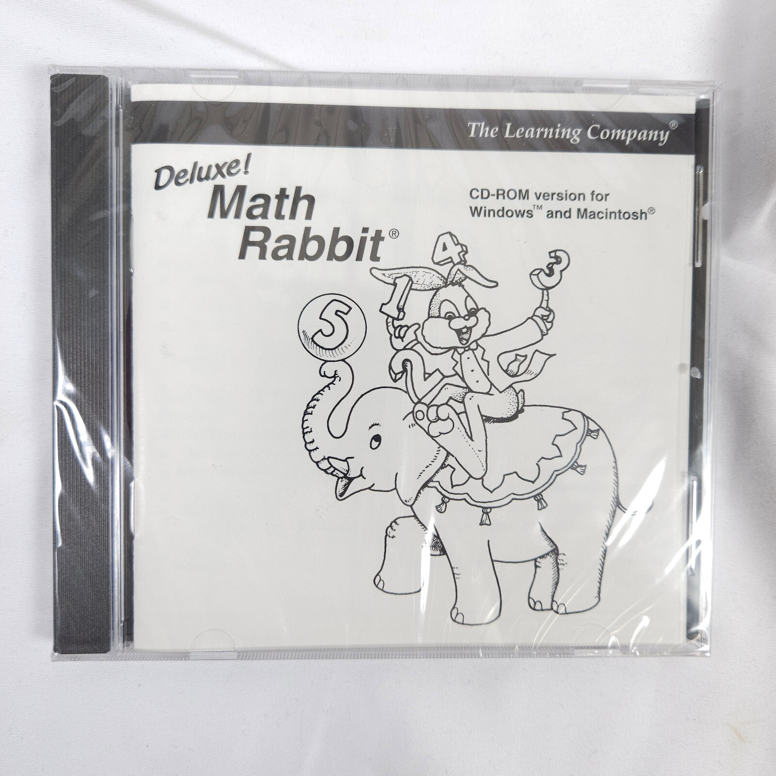 Math Rabbit 1996 Edition The Learning Company Classics - Open Box Sealed CD
