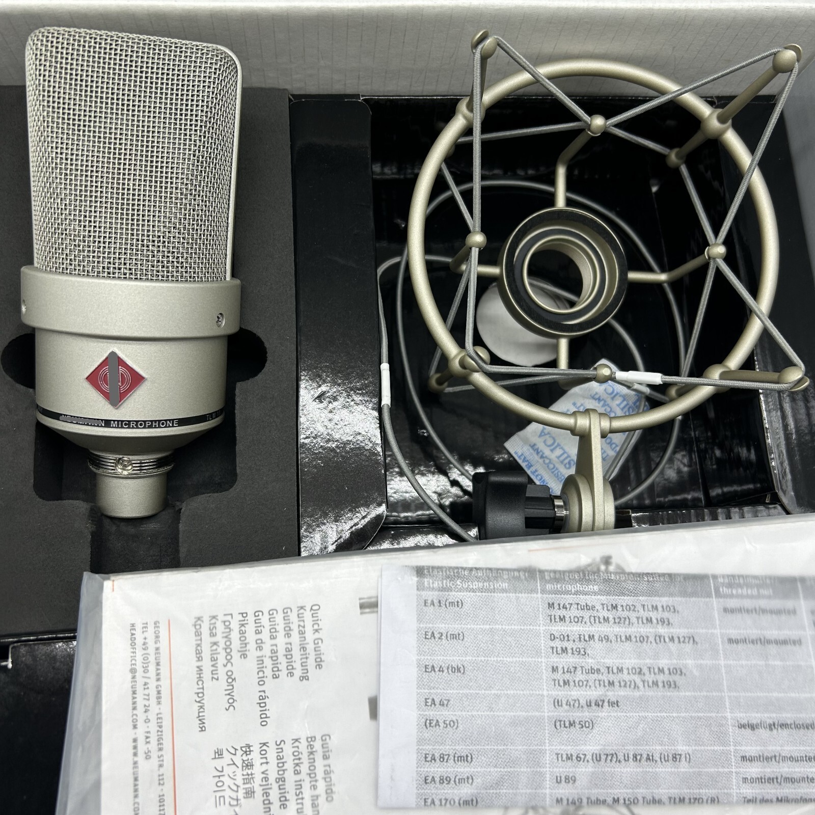 NEW TLM 103 Large-Diaphragm Condenser Microphone w/Box & Shock Mount