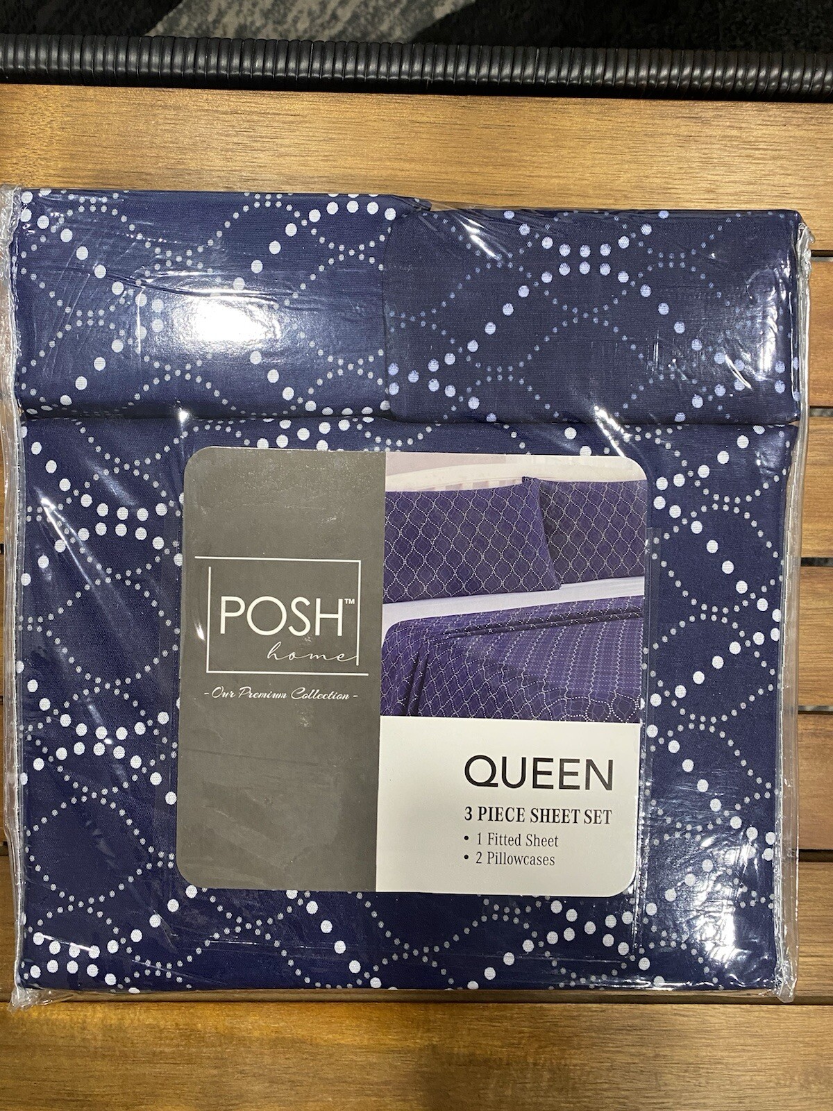 POSH 3 Pc Queen Sheet Set