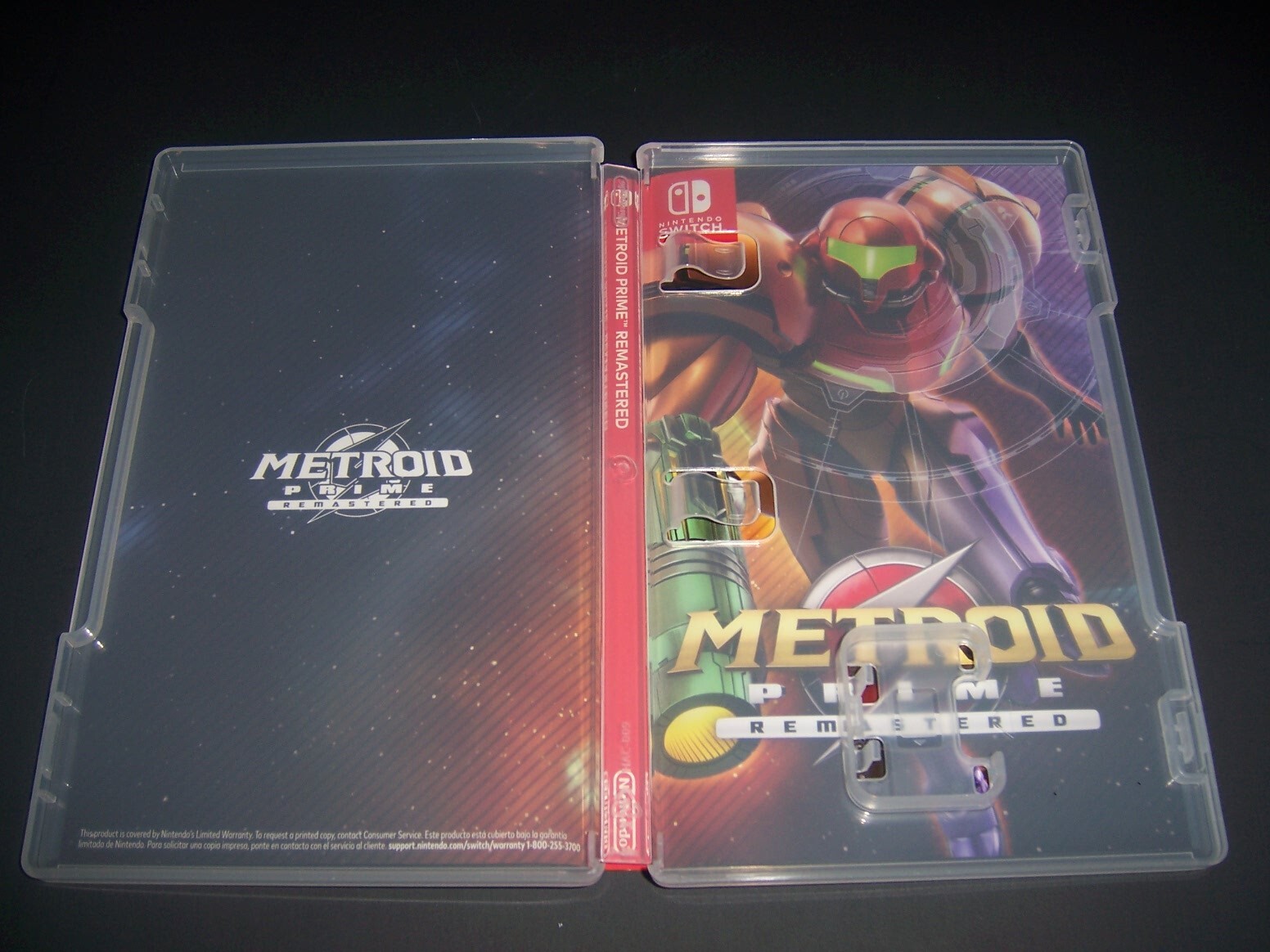Original Box Case Replacement ONLY Nintendo Switch METROID PRIME REMASTERED