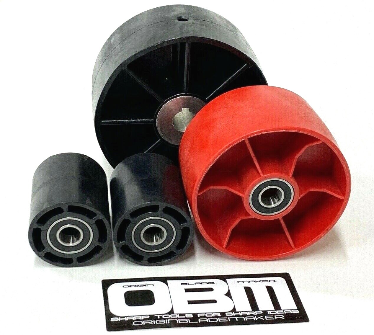 Belt Grinder Wheels for 2x72" knife making grinder (choose your bore size)