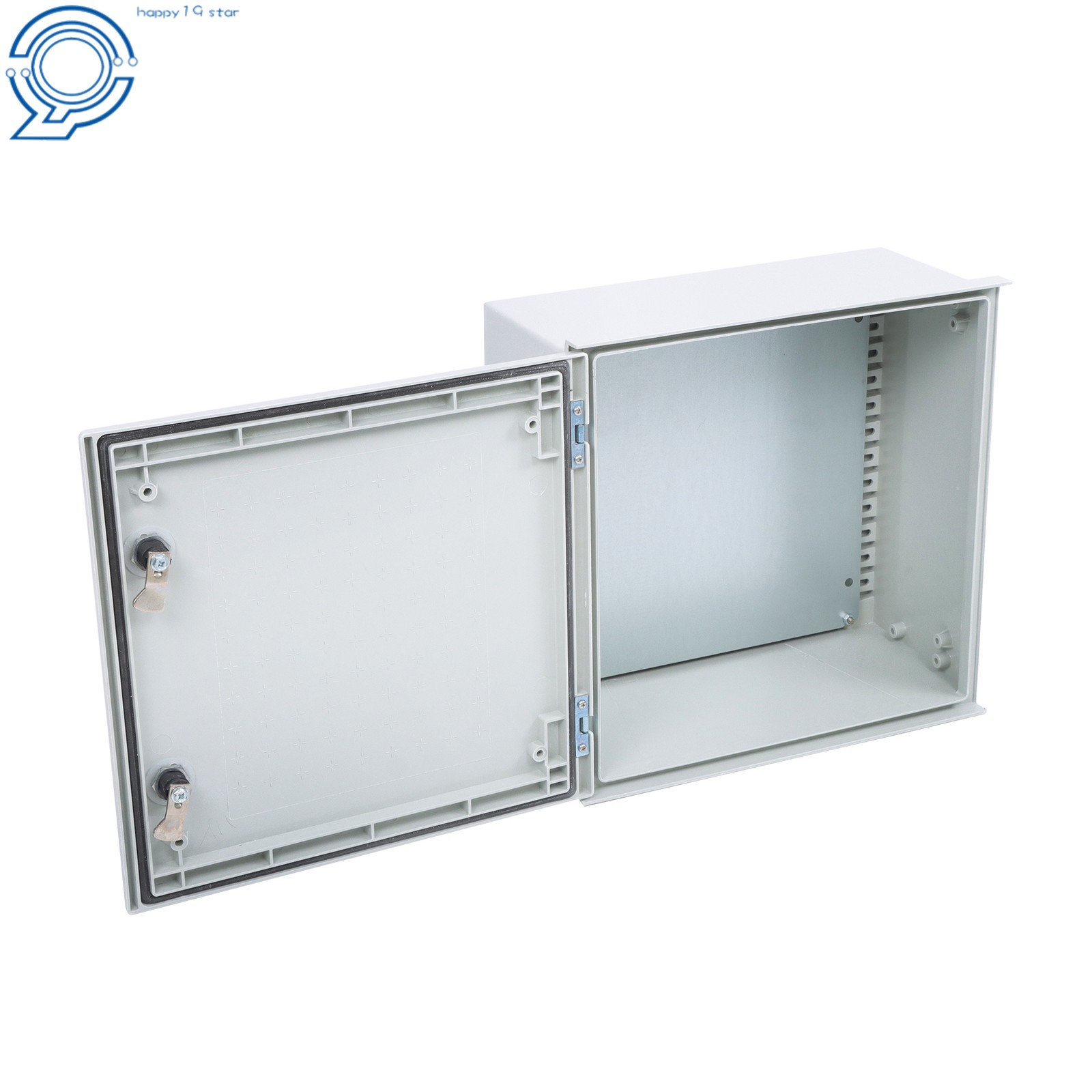 NEMA 3X IP65 Junction Box, 16x16x8Inch Fiberglass, for Outdoor Use