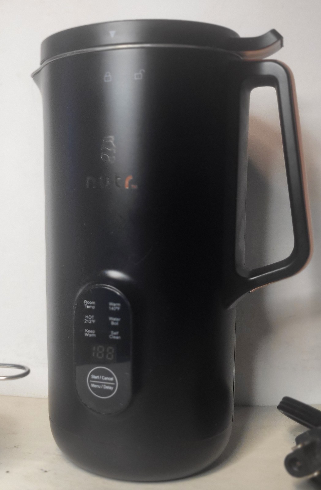 Nutr Machine - Automatic Nut Milk Maker | Black