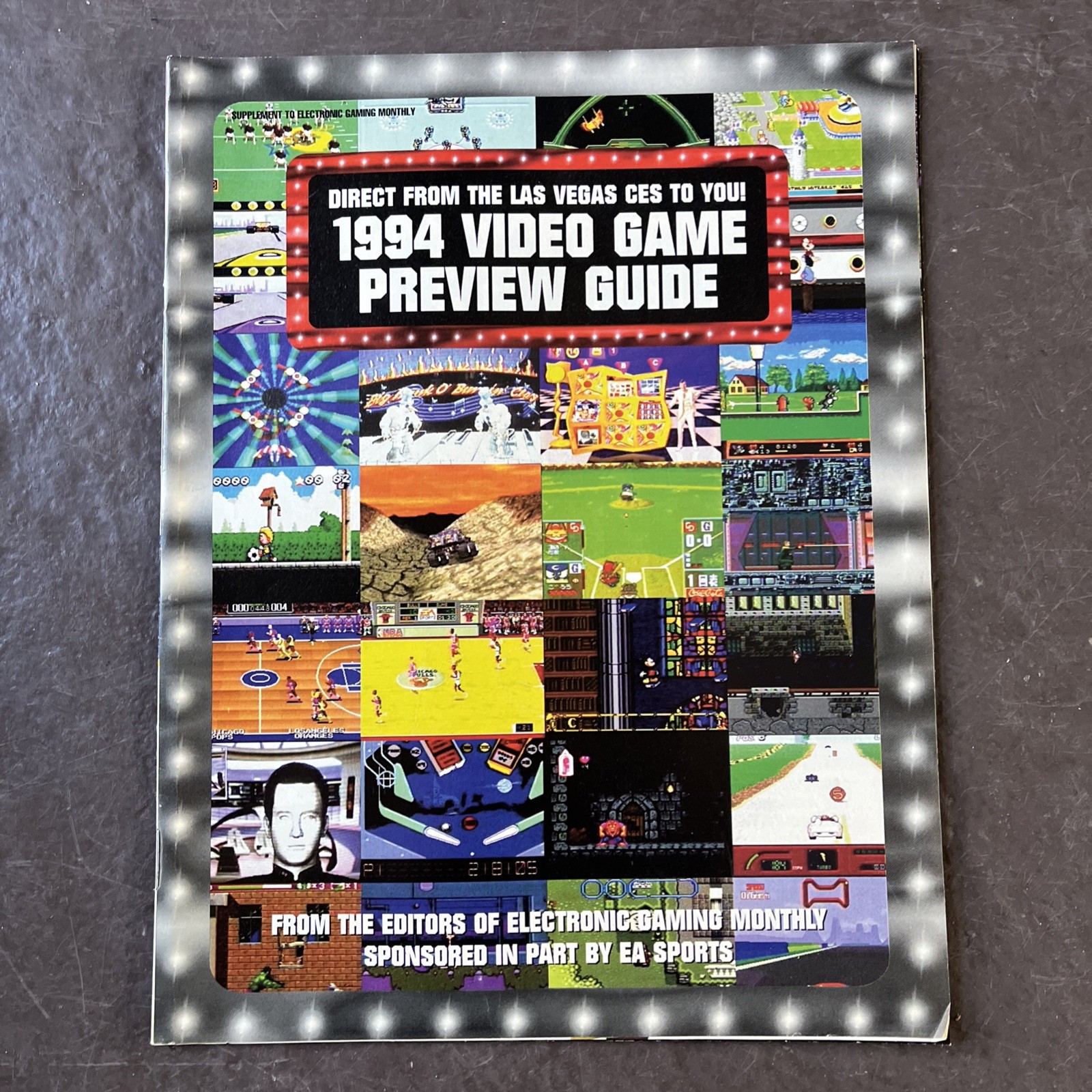 1994 Video Game Preview Guide EGM Electronic Gaming Monthly Magazine Booklet VTG