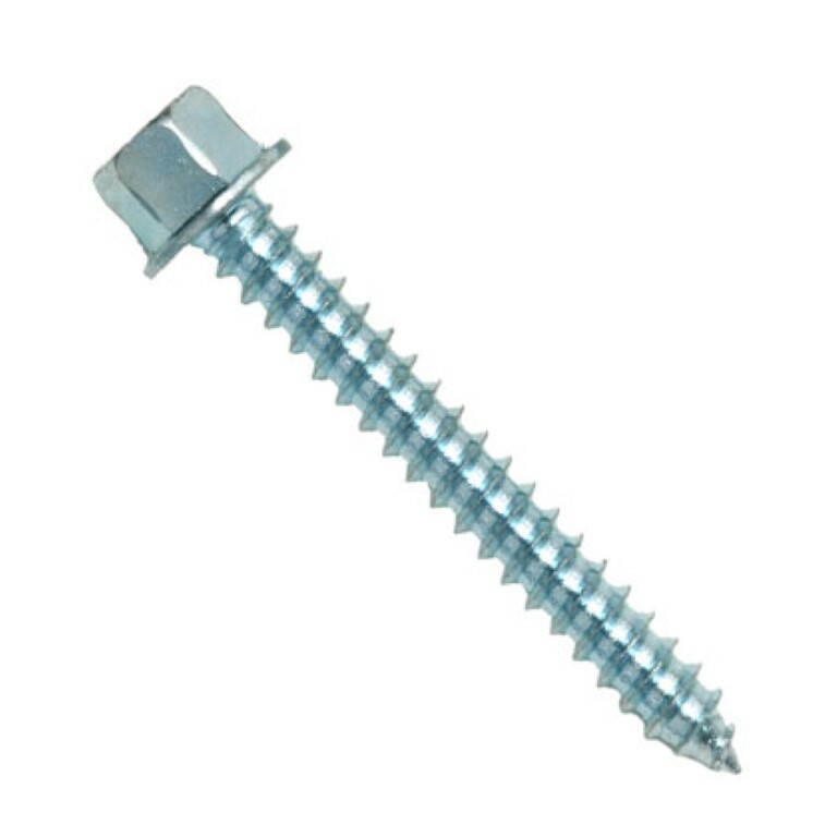 Lag Screw Hex Washer Head Tapcon 5/16″ X 2 1/2″ High Profile 7/16" Head (25pcs)