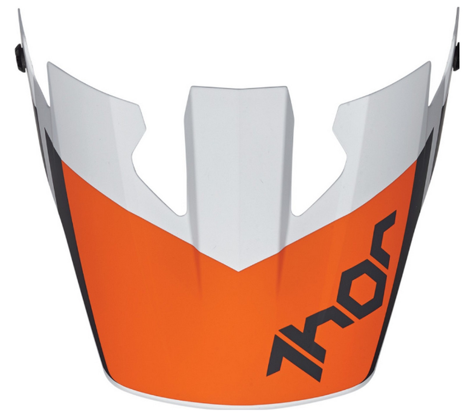 Thor Reflex Cube Helmet Visor/Peak Gray/Orange