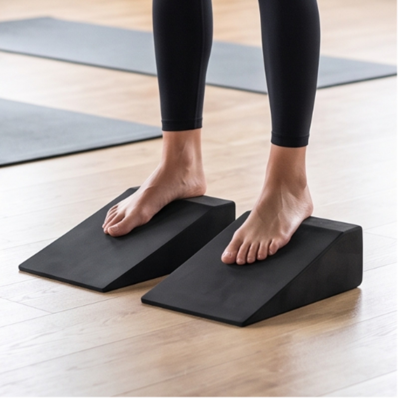 Trapezoid Exercise Slanted Crouch Non-Slip for Home Workouts, Gym