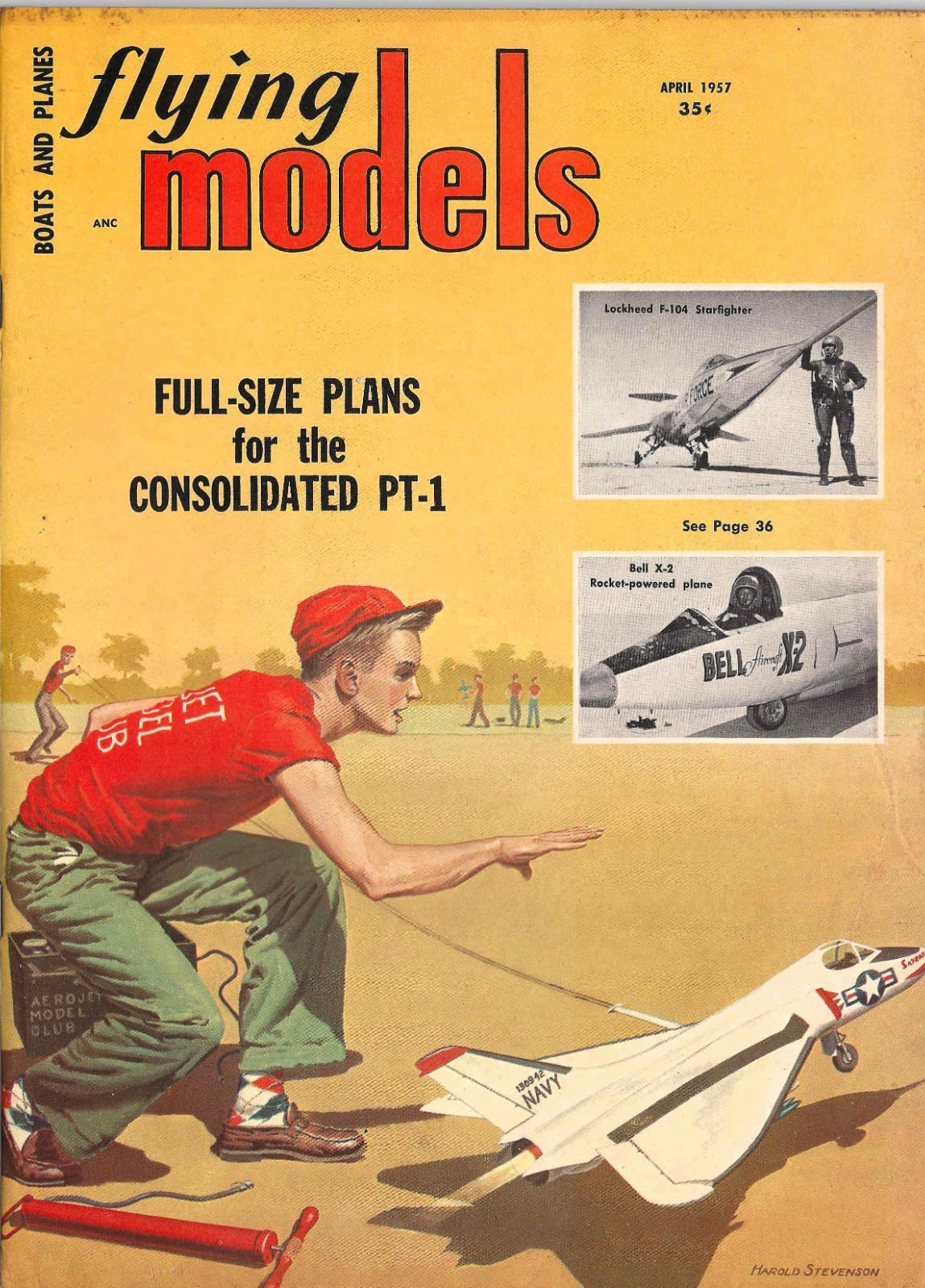 April 1957 Issue - Flying Models Magazine - Nice Condition
