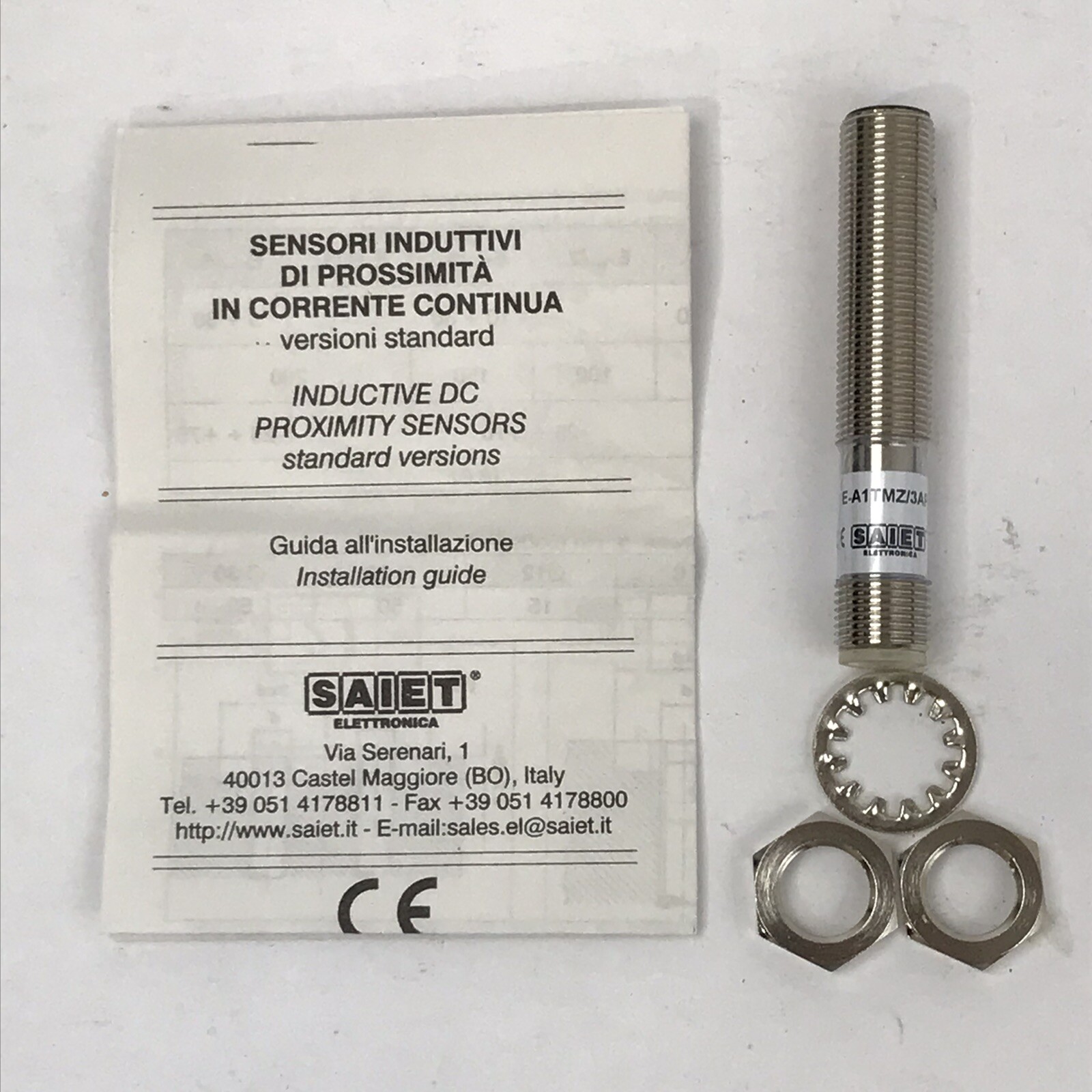 Saiet Inductive DC Proximity E-A1TMZ/3AN NPN ~NEW~