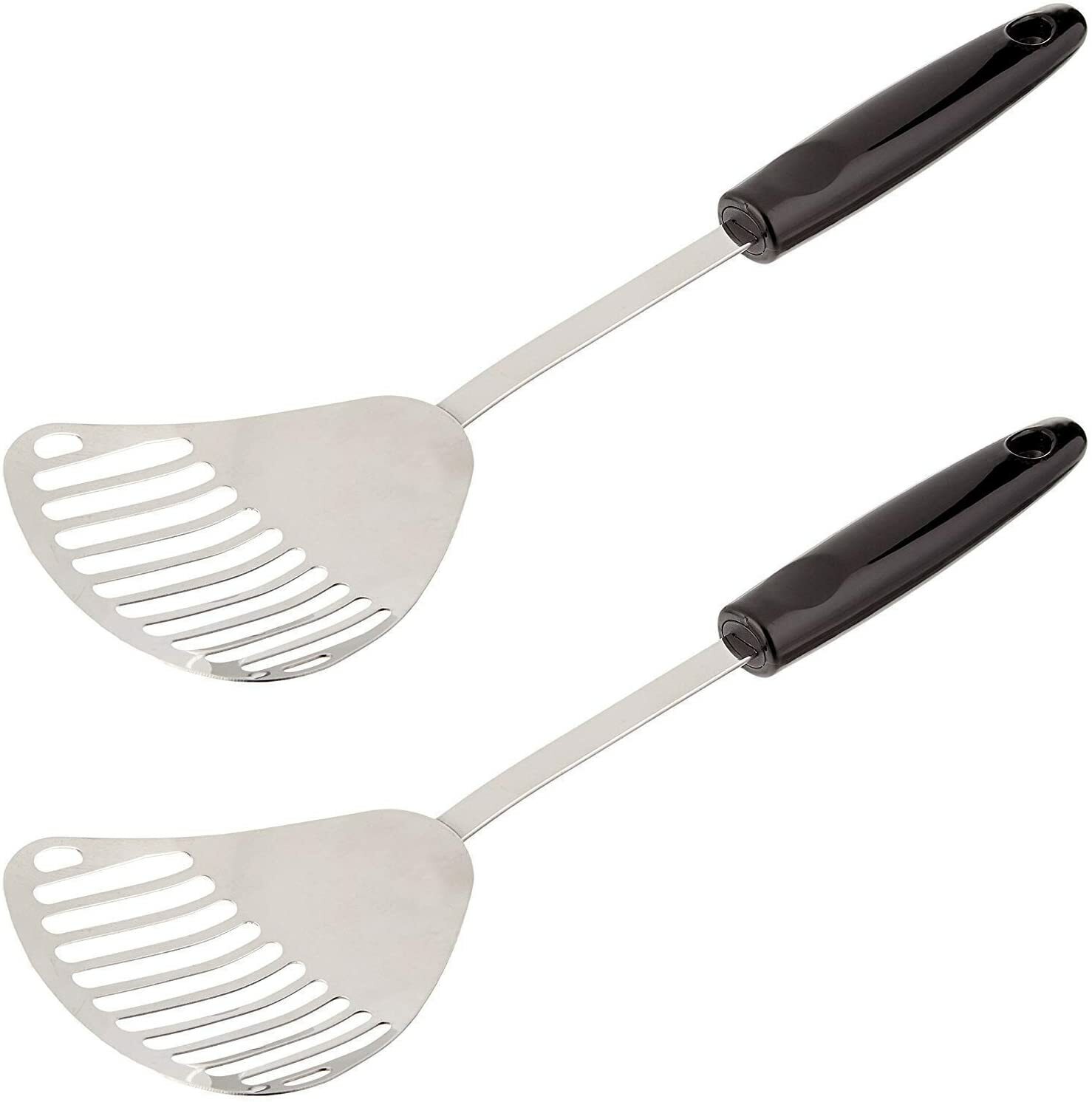 Chef Craft Stainless  Steel Slotted Skimmer  Strainer  13 Inches Long  2-Pack