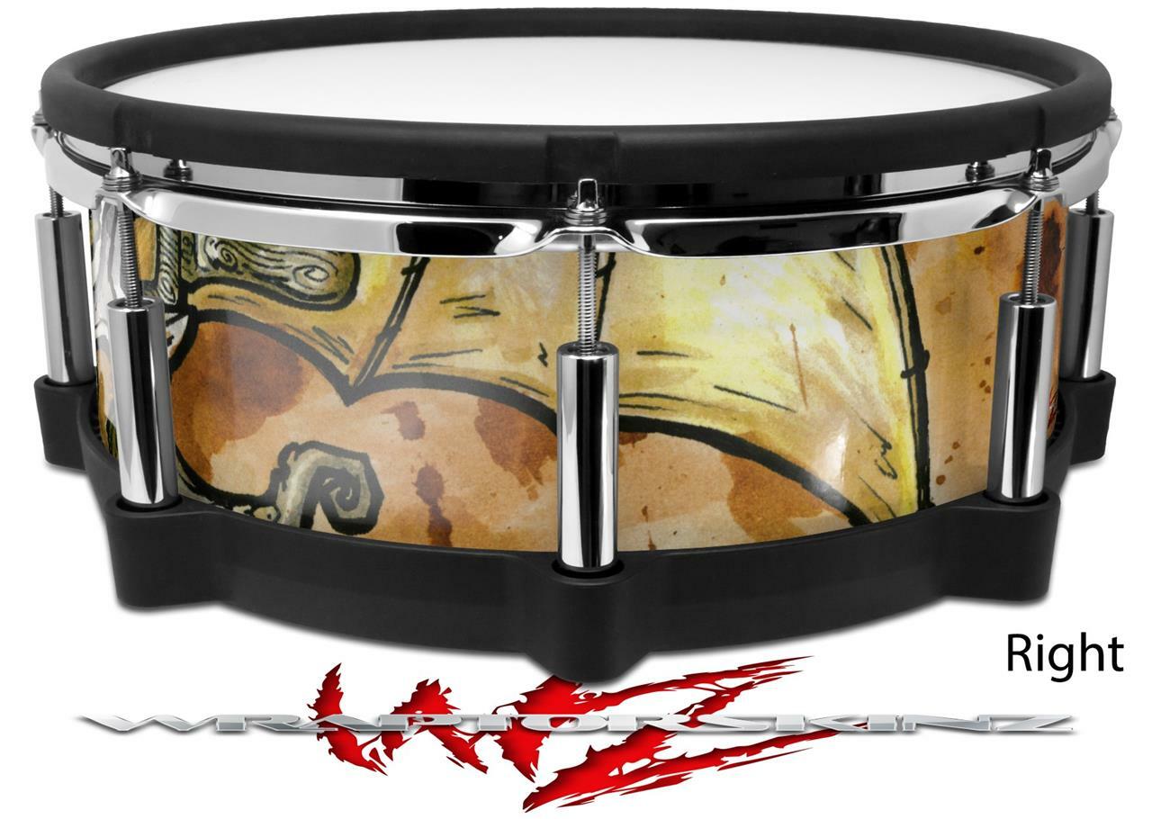Wrap for Roland vDrum Shell PD140 Airship Pirate