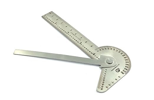 Multi Purpose Protractor Square Rule Centre Finder Drill Point Gauge Hand Tools
