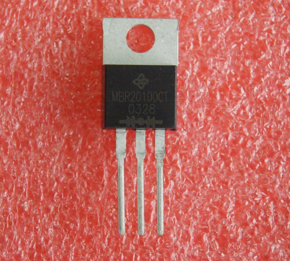 10pcs New MBR20100 MBR20100CT MBR20100CTG Schottky Diode TO-220