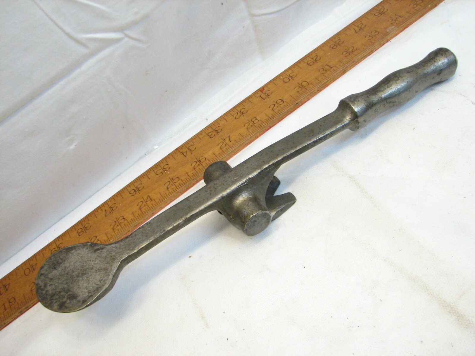 Antique Unusual Crate Opening Tool Hammer Claw Pry Bar