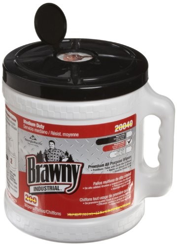 Georgia Pacific GEP20040 Brawny Bucket Wiper 200 Sheets Orange