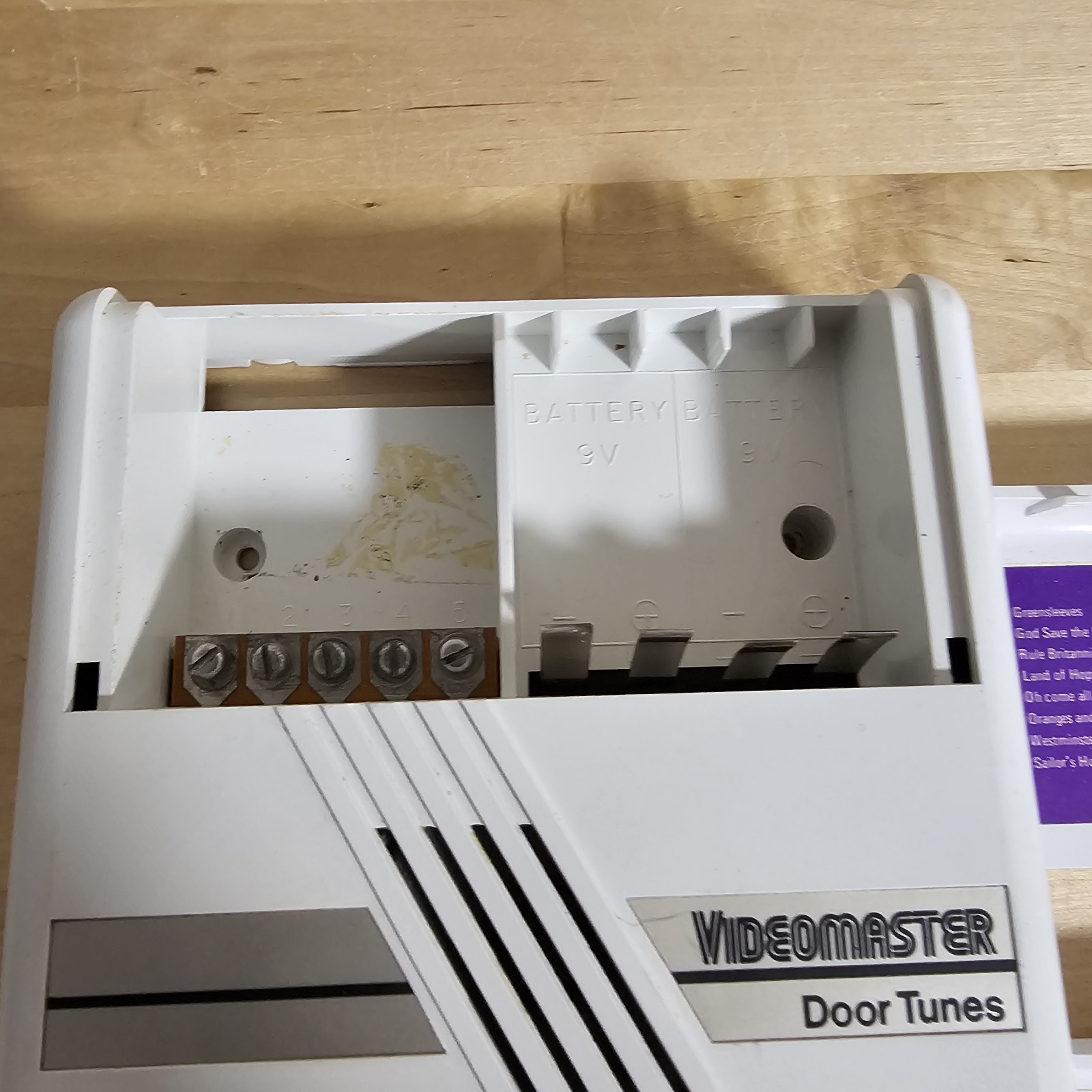 Videomaster Door Tunes Doorbell Untested