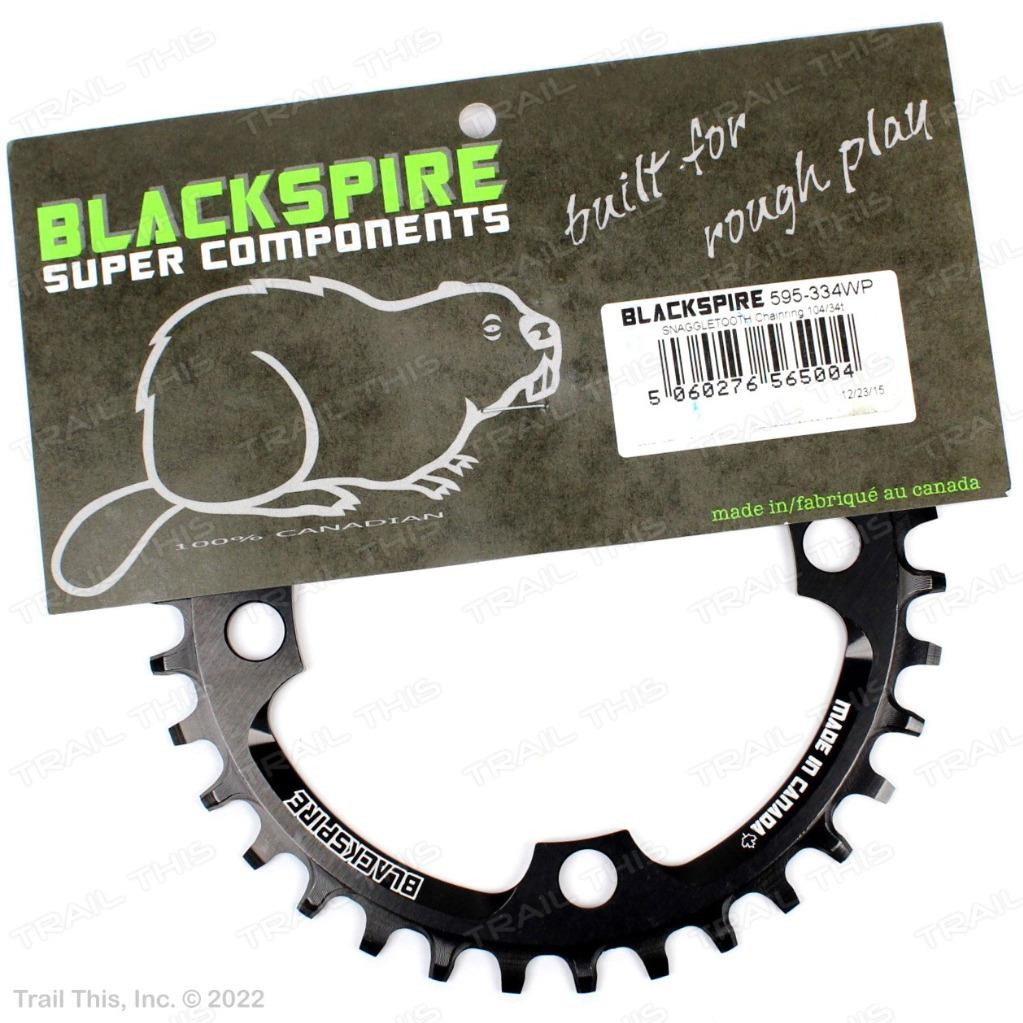 Blackspire 34T 104mm Chainring Narrow-Wide 1x9/10/11-Speed fits SRAM 104mm BCD