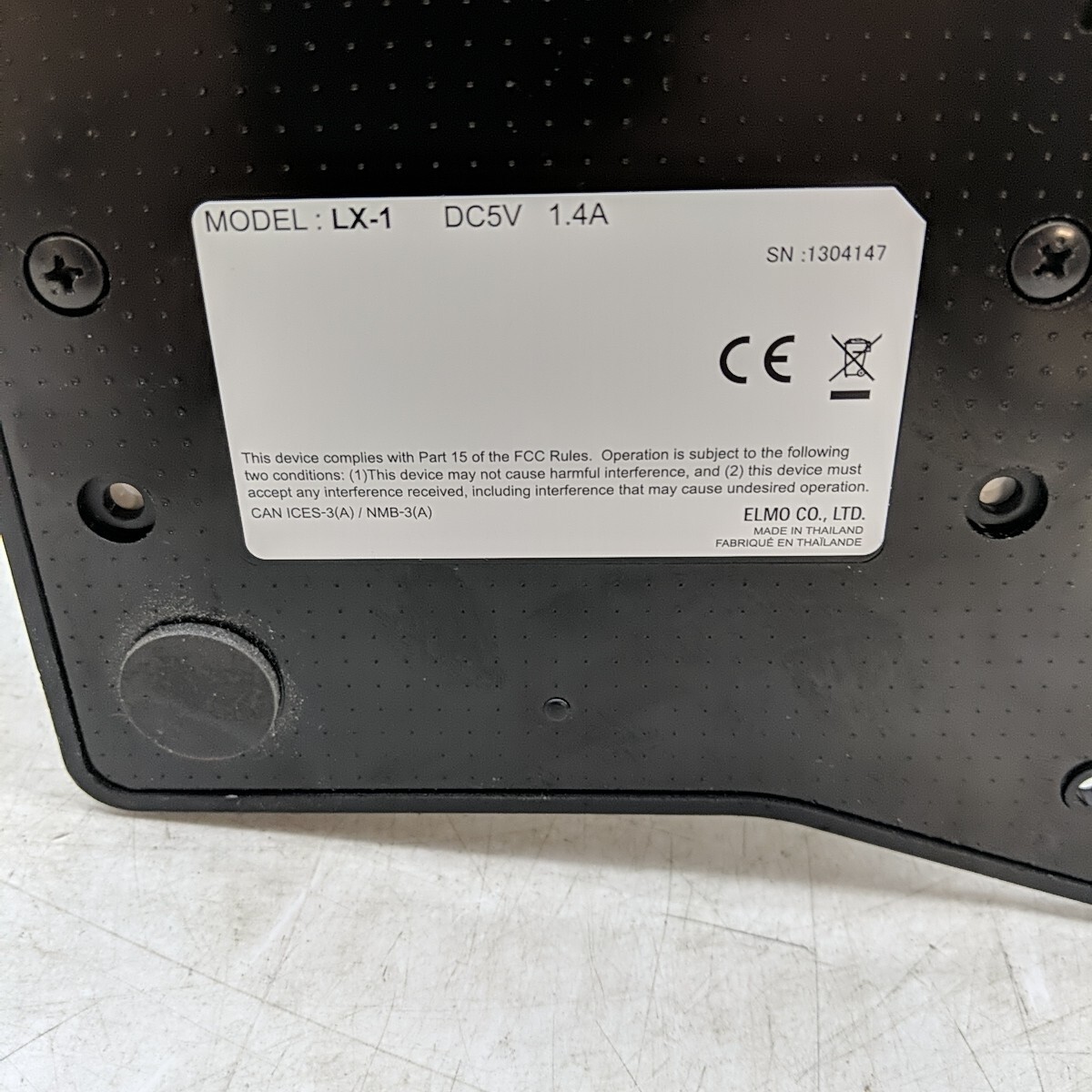 ELMO Visual Presenter LX-1 - For Parts