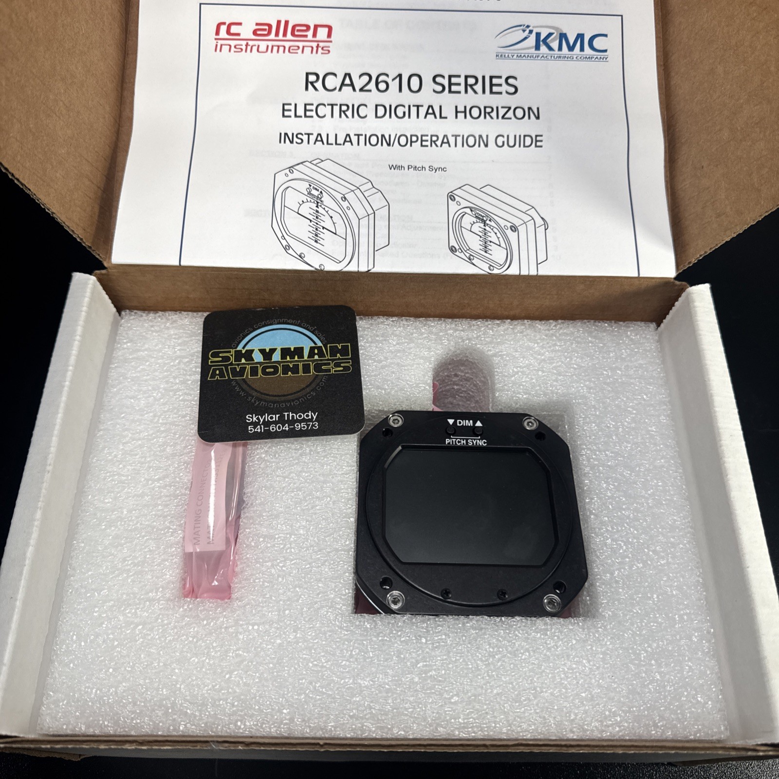 RC Allen RCA2610-3 Electric Digital Horizon