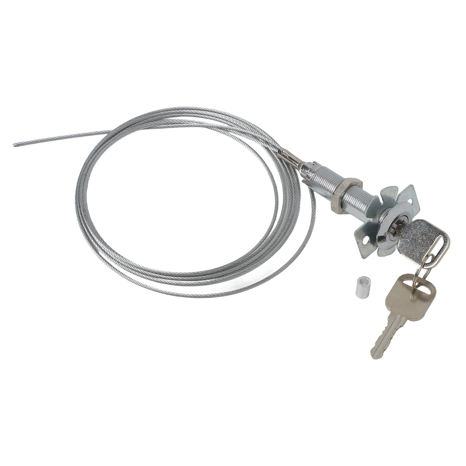 Zinc Alloy Garage Door Lock with 2 Keys and 2M Wire for Enhanced Security