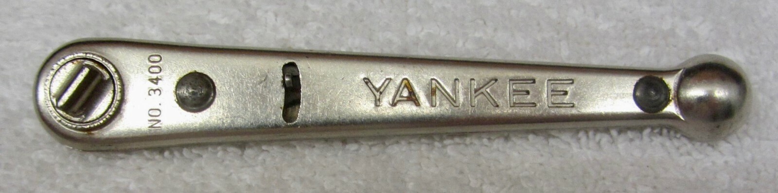 Vintage STANLEY “YANKEE” No.3400 Offset RATCHET Wrench SCREWDRIVER Very Nice USA