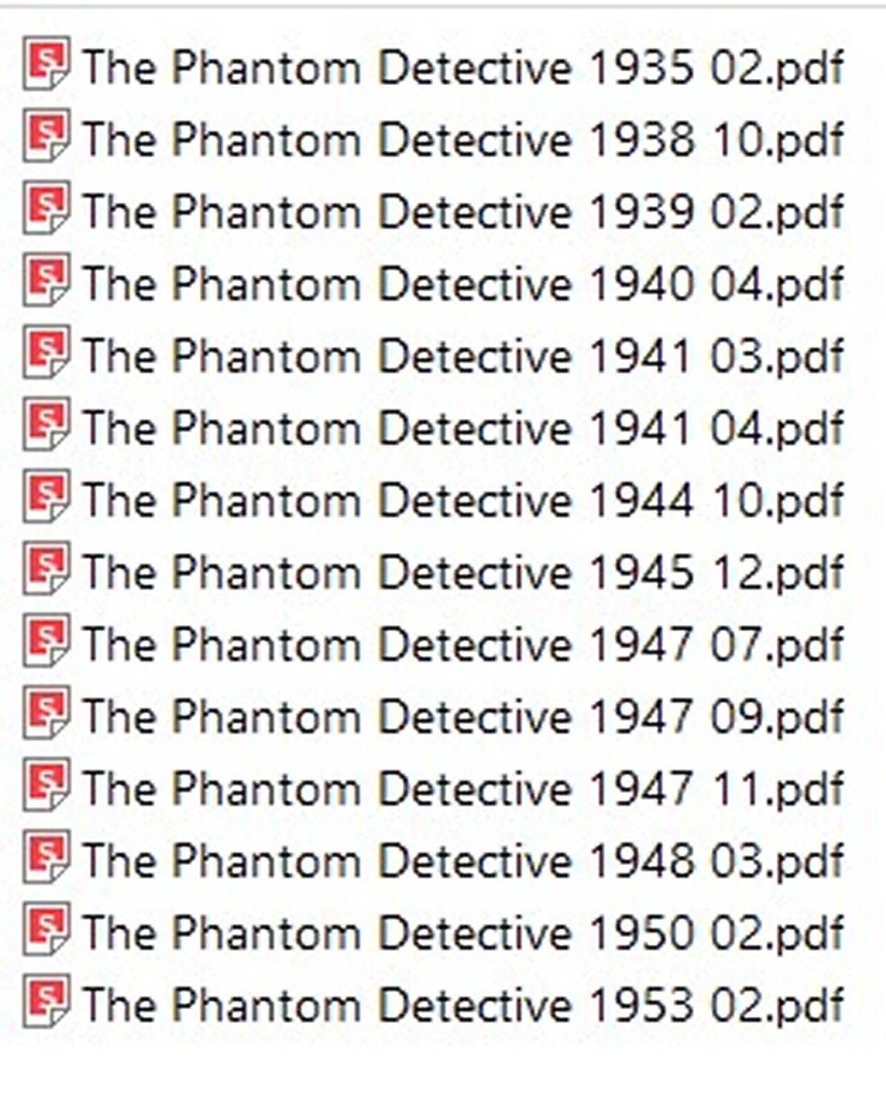 PHANTOM DETECTIVE MAGAZINE 16 Classic Issue Collection On USB Flash Drive