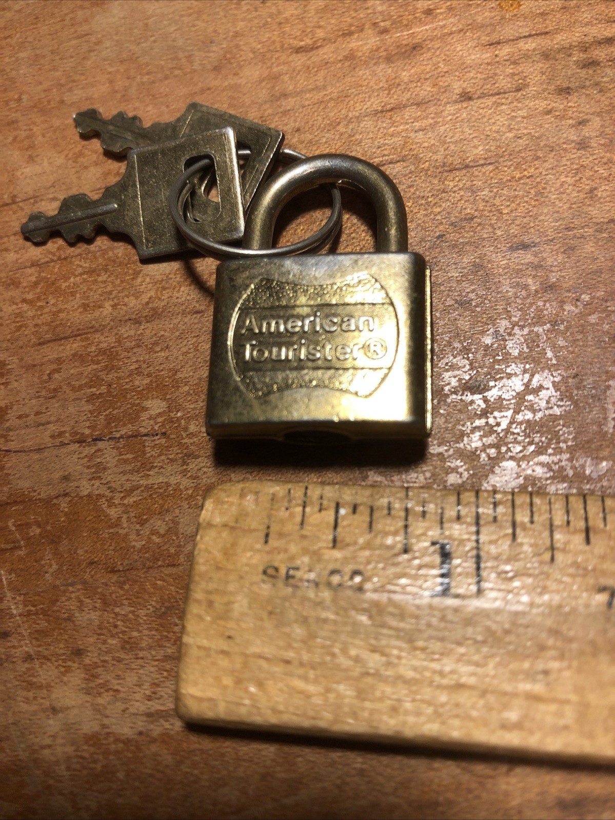 VINTAGE American Tourister Lock w/ 2 Keys