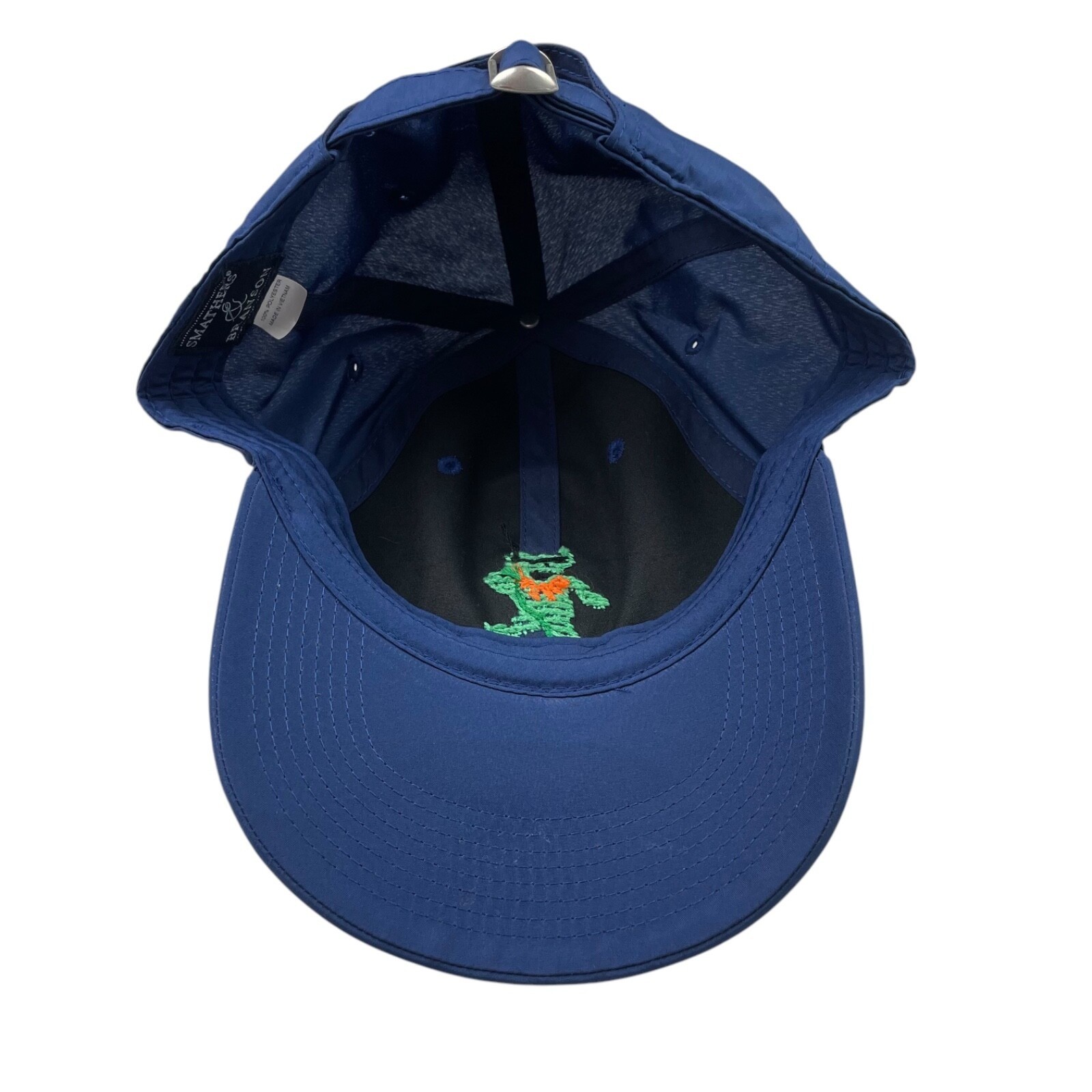 Grateful Dead Smather’s Branson Needlepoint Strap-Back Hat/Cap Navy • Adjustable