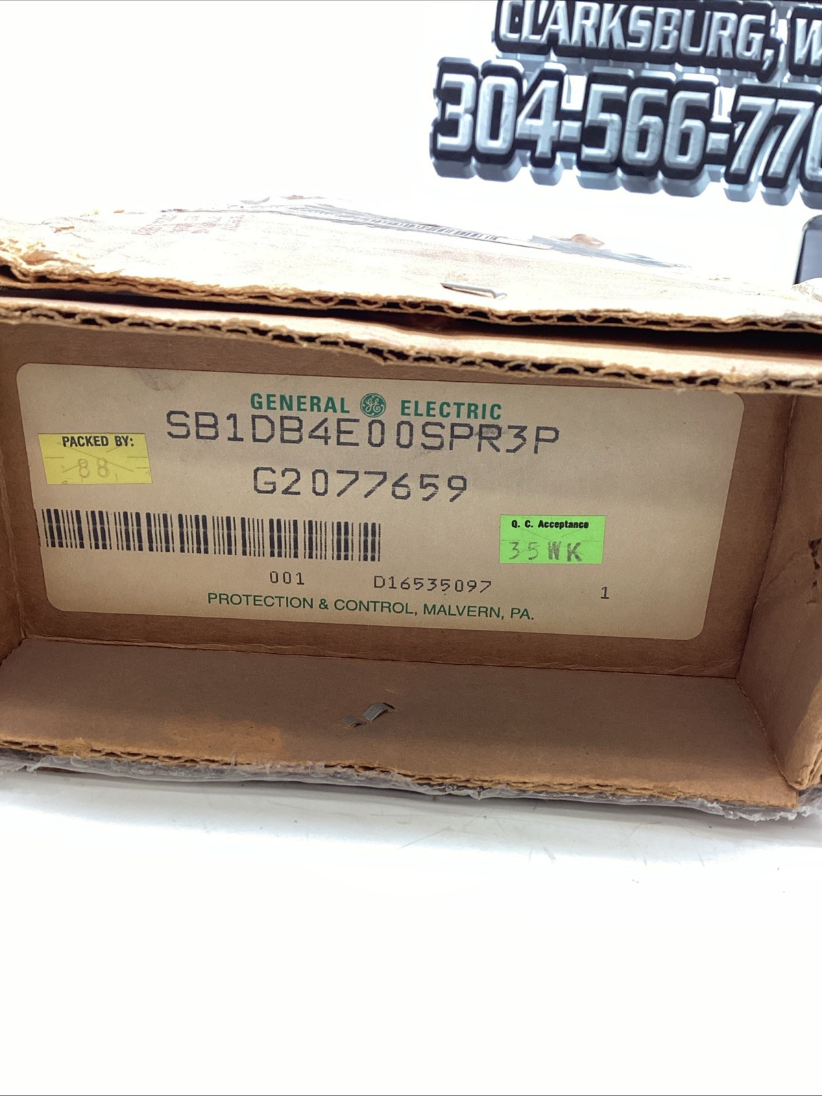 General Electric Type SB-1 Switch 16SB1DB4E00SPR3P NIB
