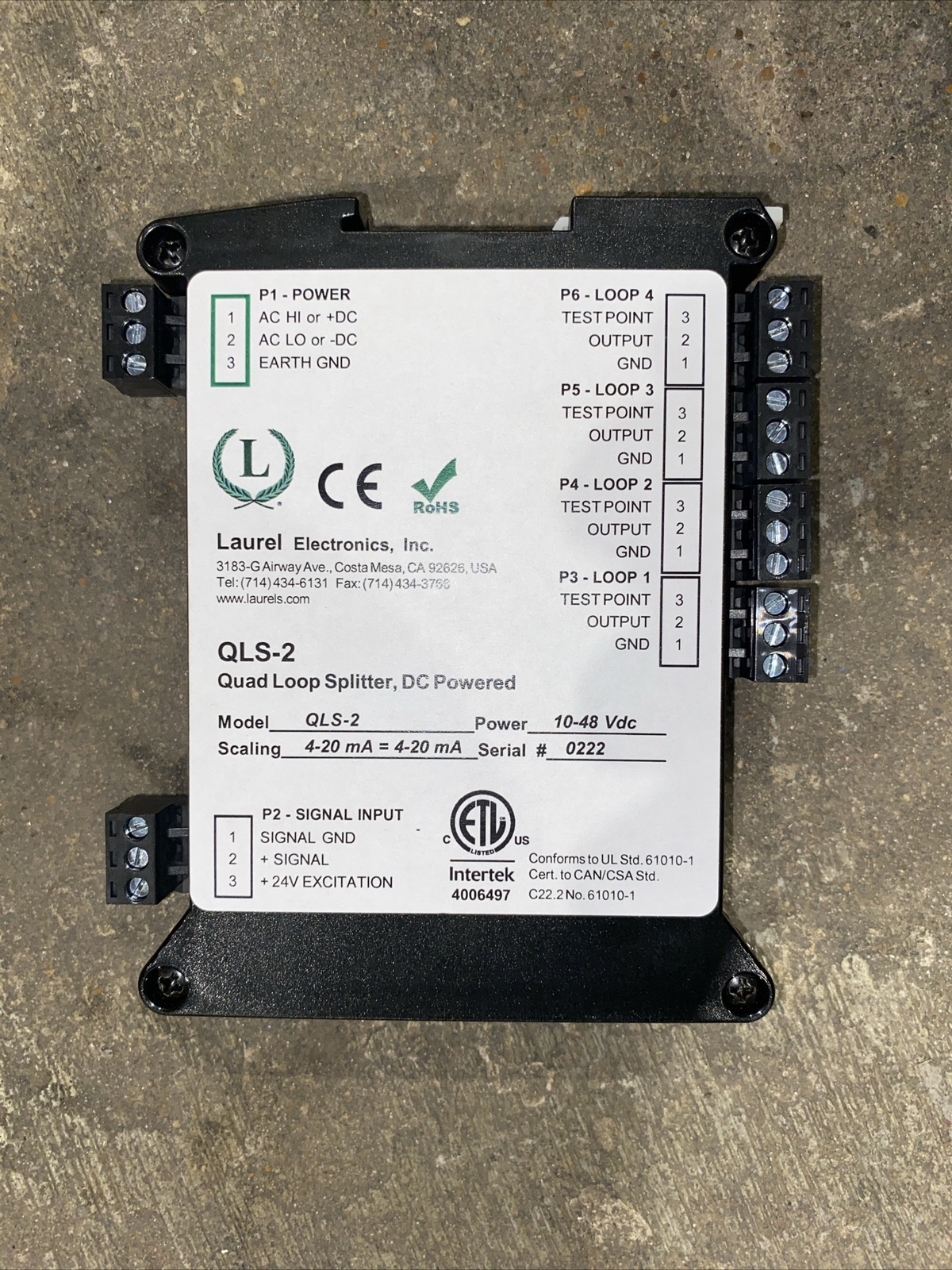 LAUREL ELECTRONICS QLS-2 - Power Supplies & Switching Amplifier