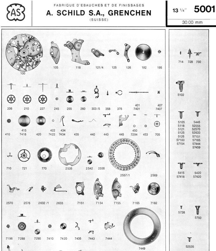 AS 5008 SPARE PARTS AS 5004 5005 5007 AS 5001 PART 2576 2577 7165 7290 7443 7444