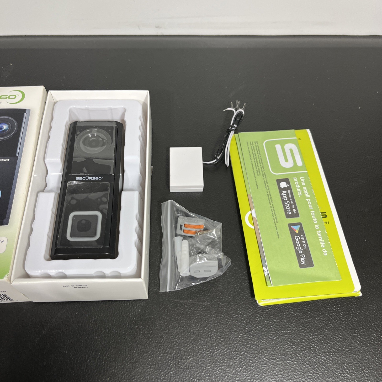 SECUR360 Heath Zenith Wired HD Video Doorbell Open Box