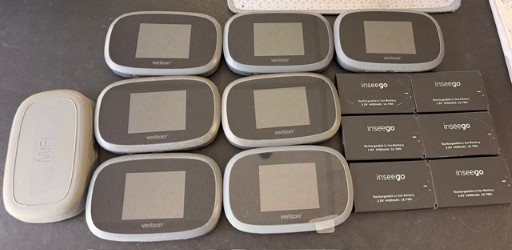 Lot of 7 Verizon Wireless Jetpack Inseego MiFi 8800L used
