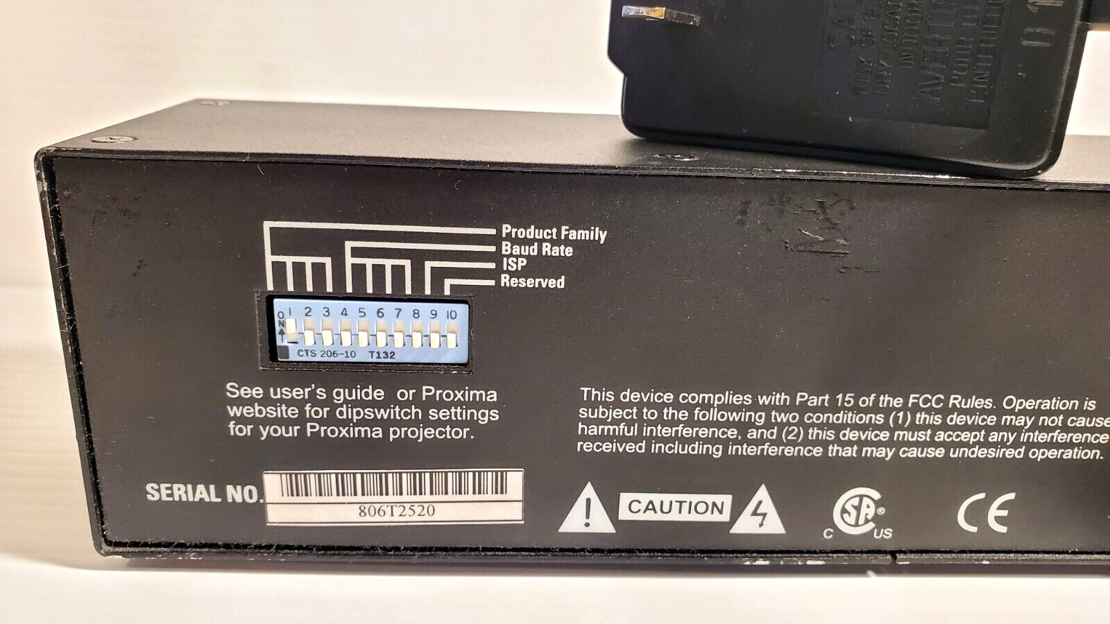Proxima PL-300T Projection Link Video Extender WITH power adapter cord