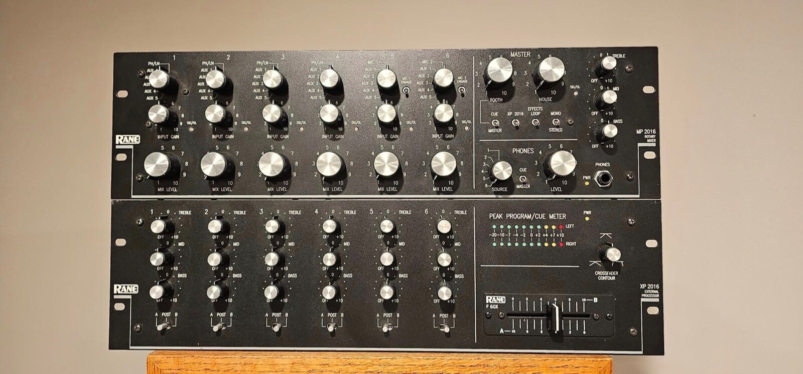 Mint Rane MP2016 mixer with XP2016 processor  / rotary dj mixer rane bozak