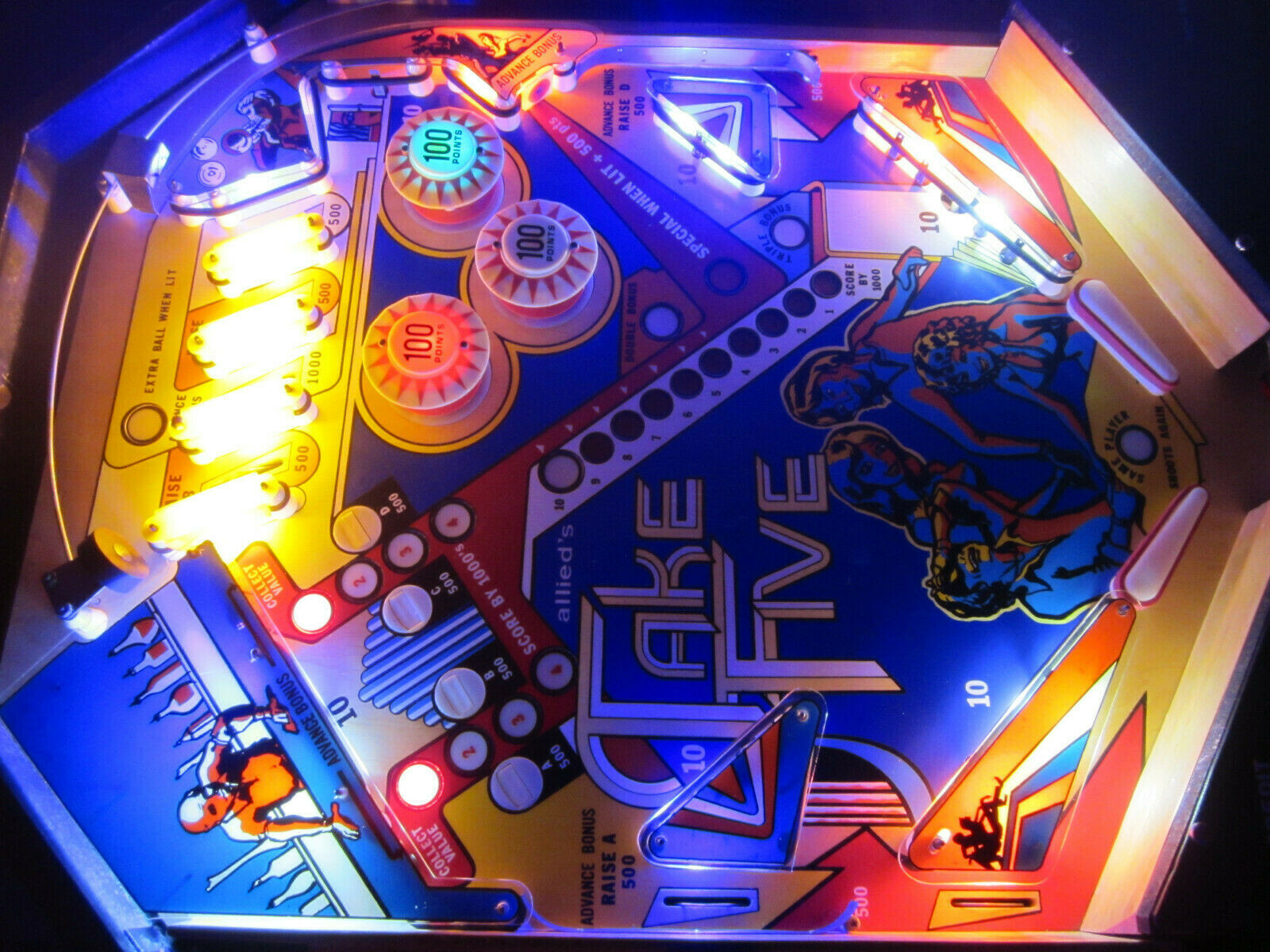 TAKE FIVE Pinball - NON GHOSTING LED Lighting Kit custom SUPER BRIGHT KIT