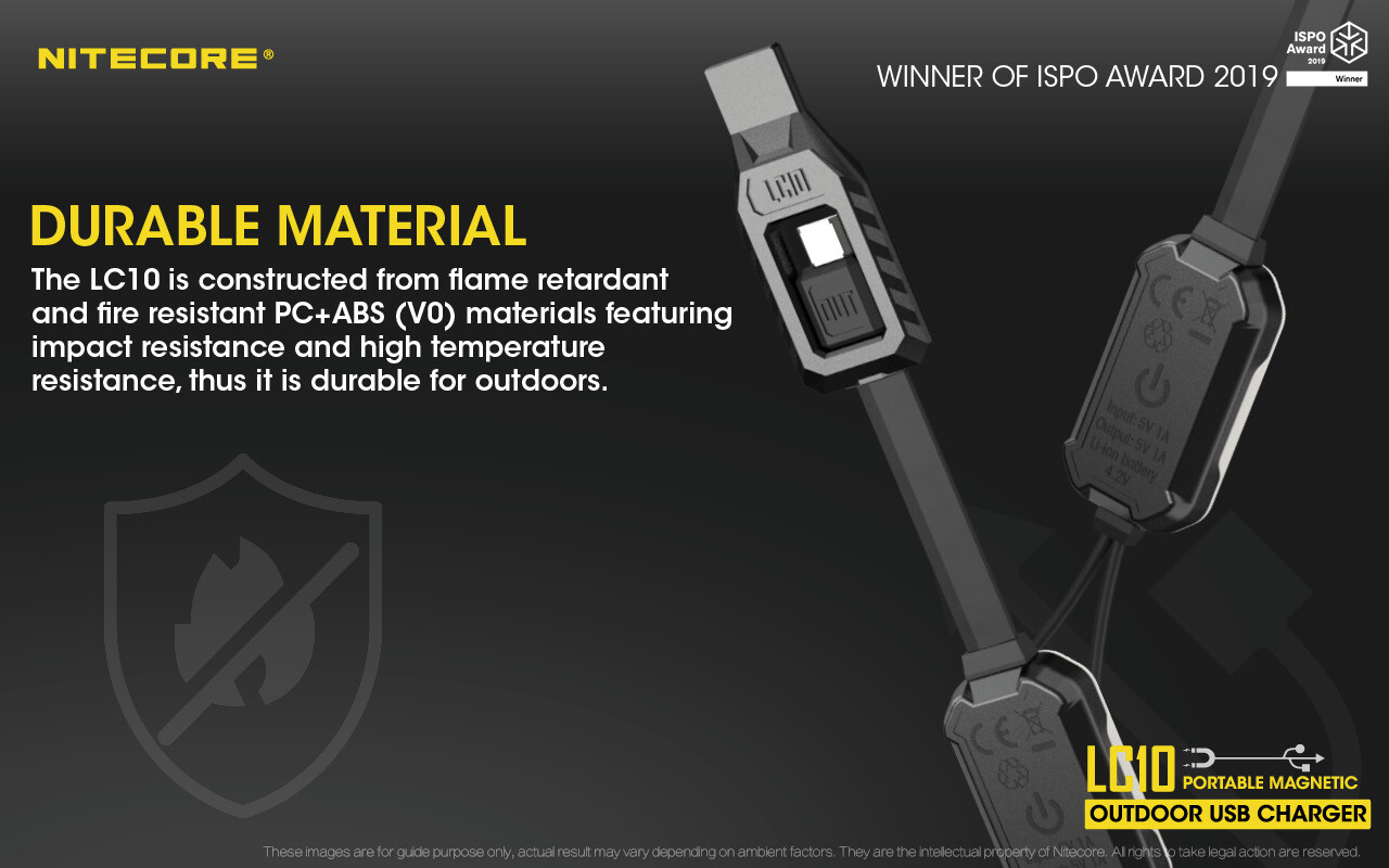 Nitecore LC10 USB Outdoor Light Charger