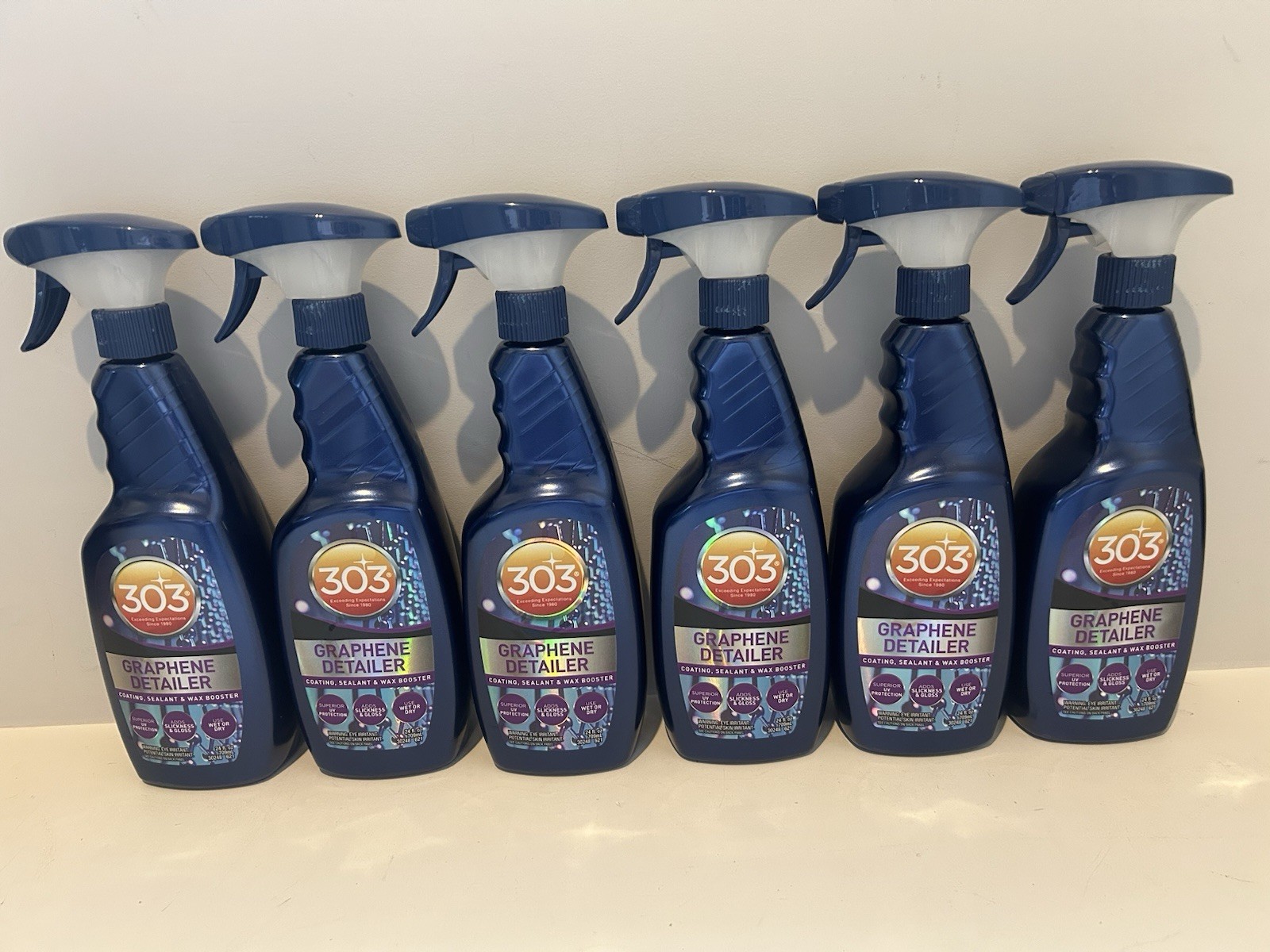 303 Graphene Detailer Spray - Coating, Sealant & Wax Booster - Case Of 6