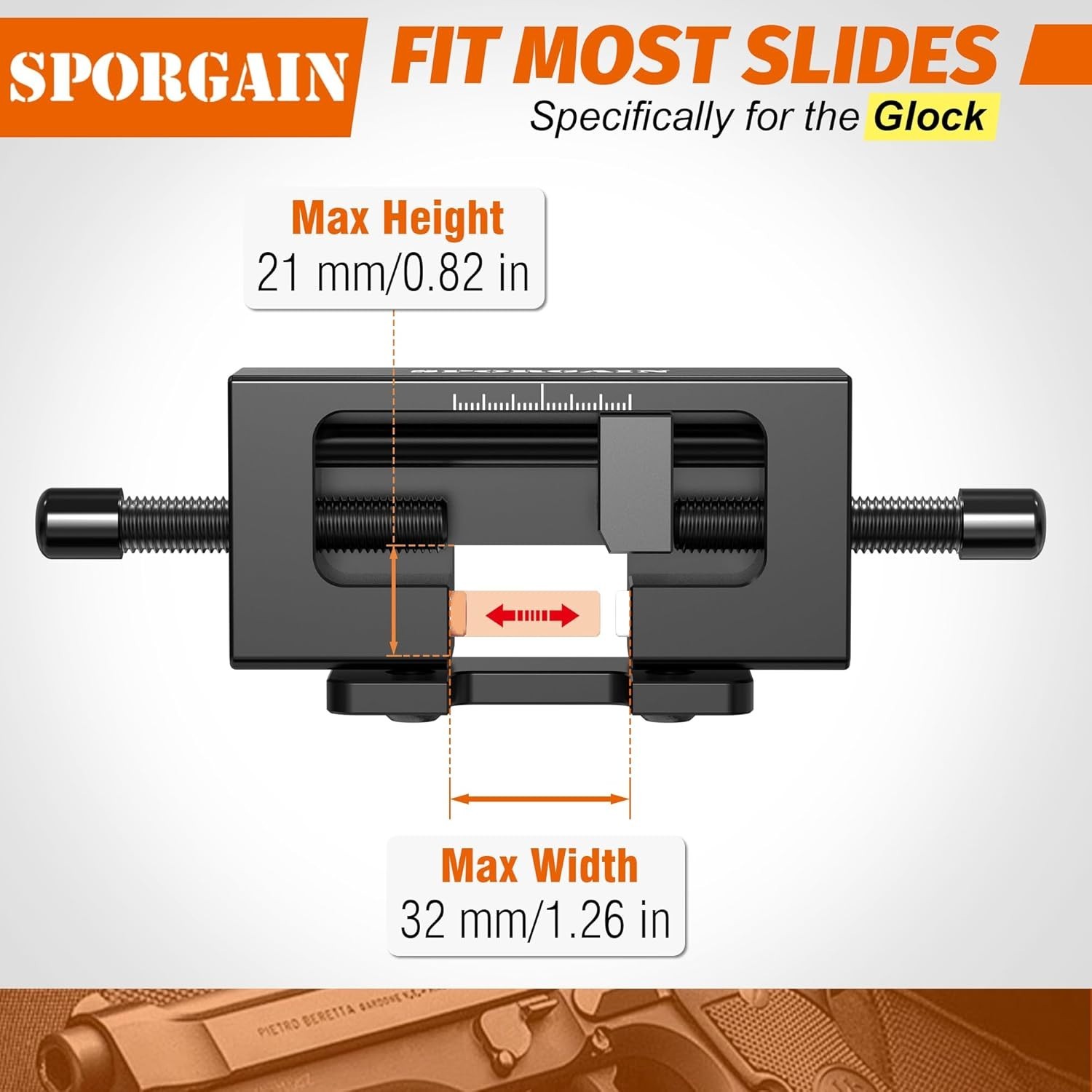 Universal Heavy-Duty Sight Pusher Tool–Professional Front & Rear Sight Adjust