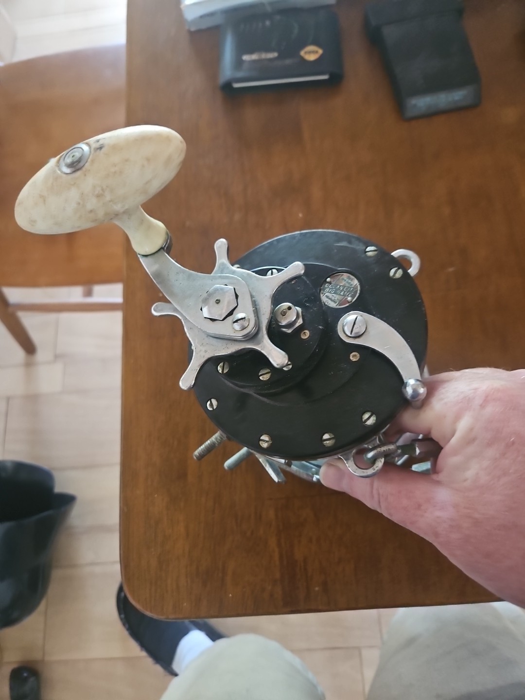 VINTAGE OCEAN CITY No.609 - 9/0 BIG GAME FISHING REEL MADE IN PHILA. PA. USA
