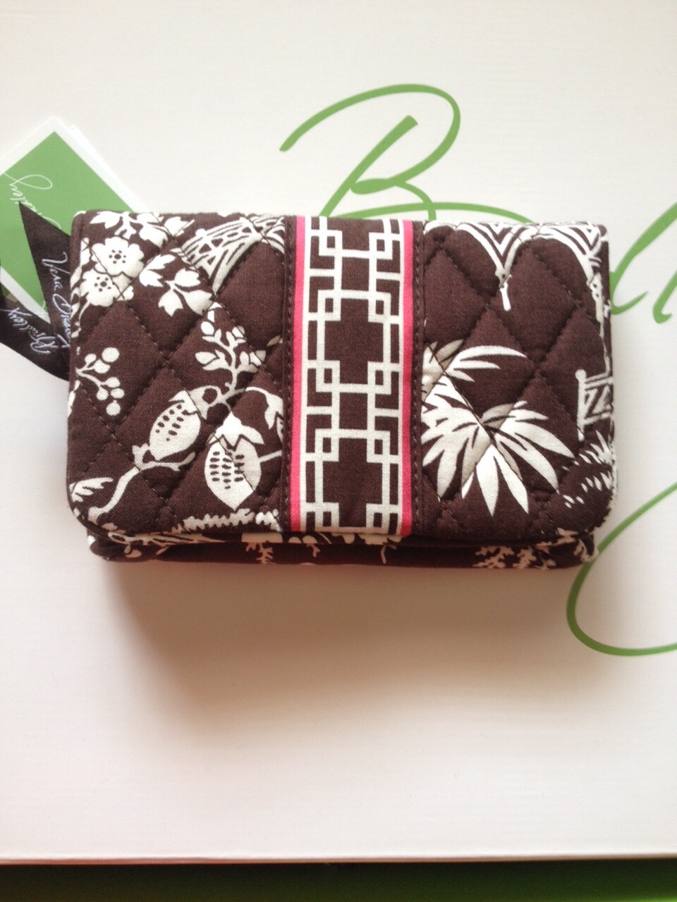 VERA BRADLEY COMPACT WALLET IMPERIAL TOILE - NWT