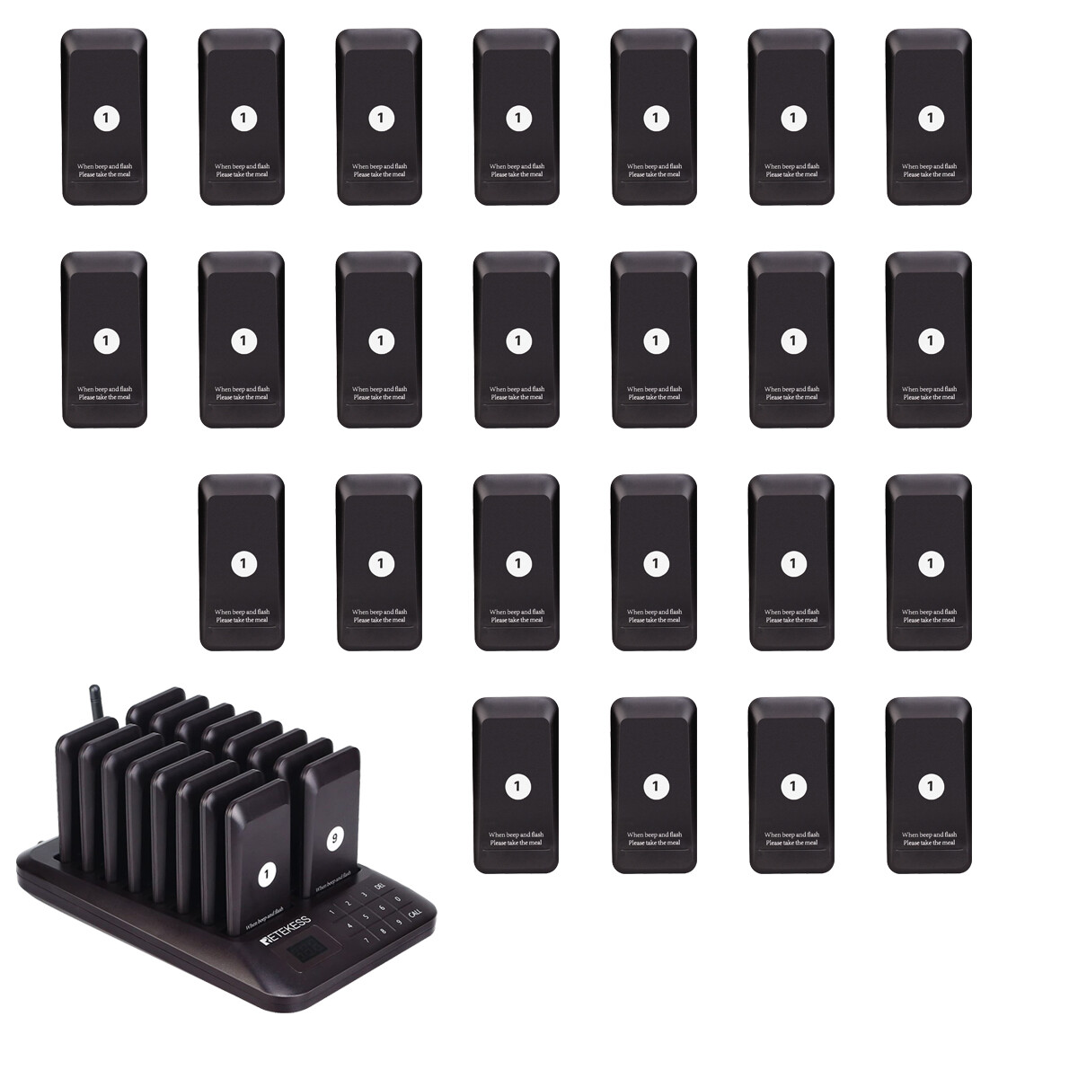 Retekess TD157 Restaurant Pager System 40 Restaurant Buzzers For Cafe Food Truck
