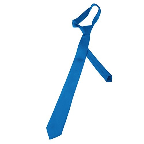 K. Alexander Solid Color Ties - Multiple Colors - Classic 3.5" Peacock Blue
