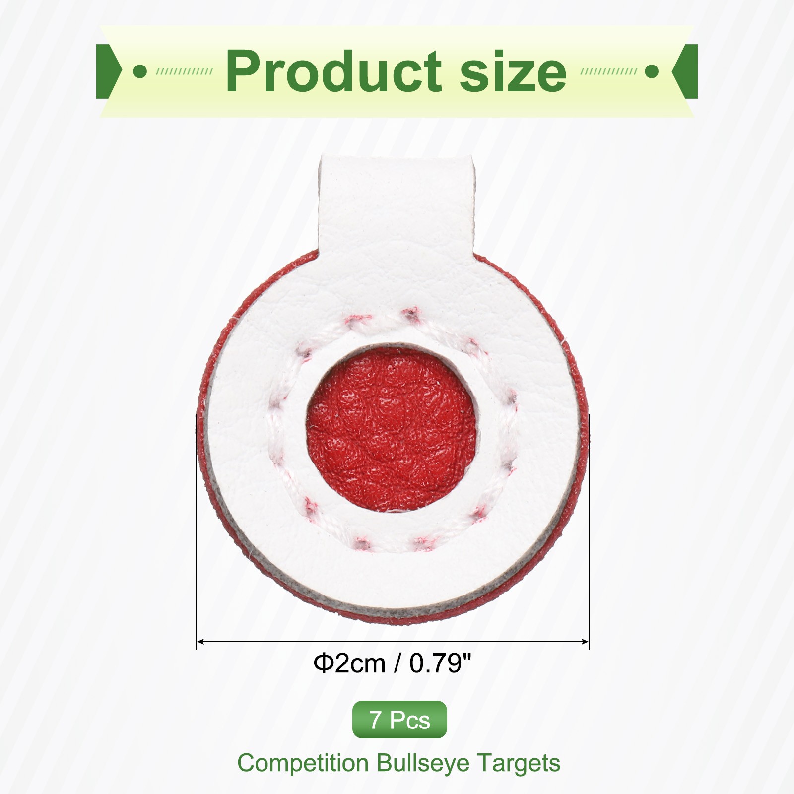 7Pcs Microfiber Bullseye Targets for Shooting Practice 2cm